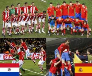 пазл Парагвай - Испания, четверть финал, Южная Африка 2010